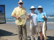 Pompano and Redfish on Padre Island National Seashore